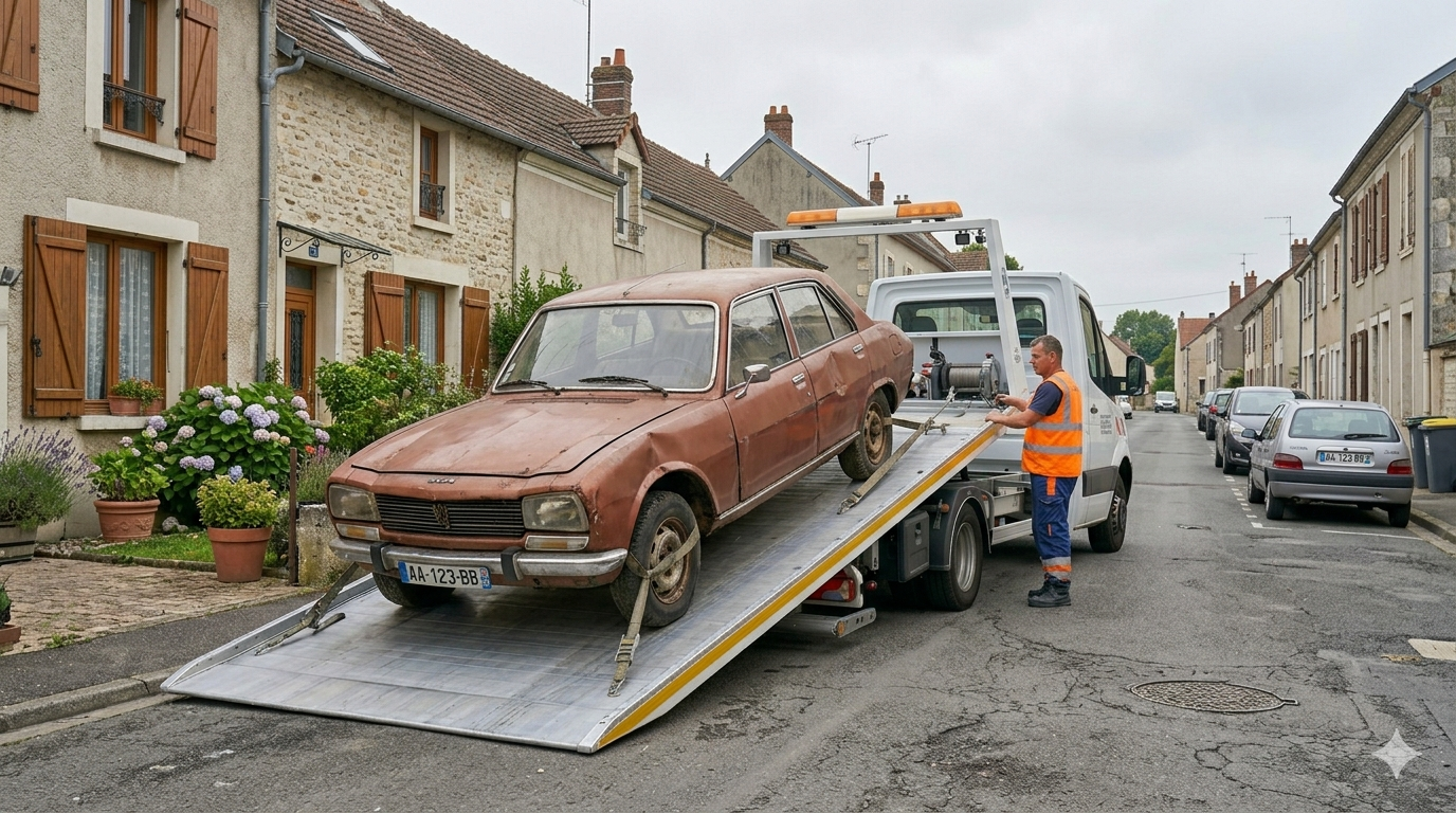 Enlèvement d'épave gratuit